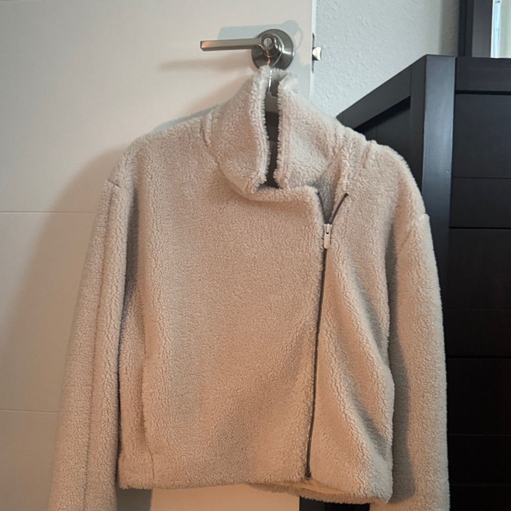 lululemon athletica Cream Teddy Jacket